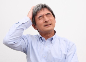嘆く大家さん